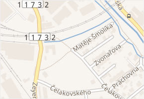 Matěje Šmolíka v obci Rokycany - mapa ulice