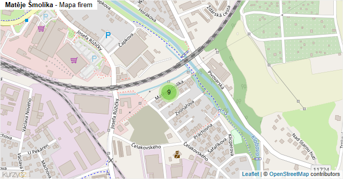 Matěje Šmolíka - mapa firem