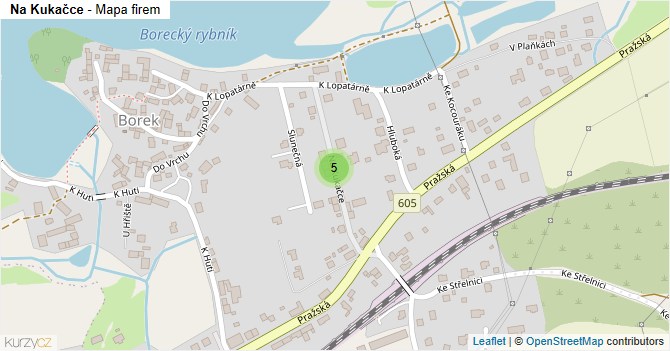 Na Kukačce - mapa firem