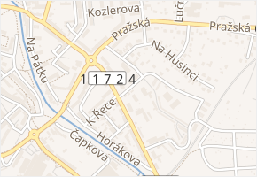 Nad Pivovarem v obci Rokycany - mapa ulice