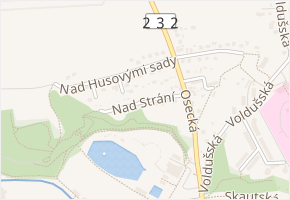 Nad Strání v obci Rokycany - mapa ulice