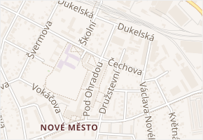 Pod Ohradou v obci Rokycany - mapa ulice
