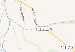 Příbramská v obci Rokycany - mapa ulice