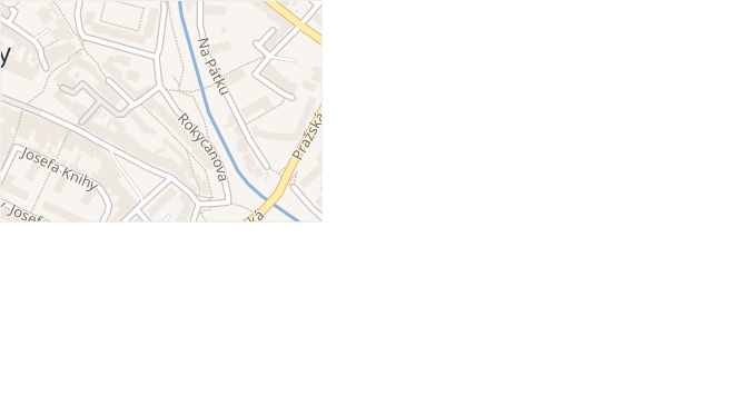 Rokycanova v obci Rokycany - mapa ulice