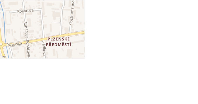 Sládkova v obci Rokycany - mapa ulice
