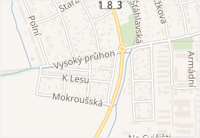 Slepá v obci Rokycany - mapa ulice