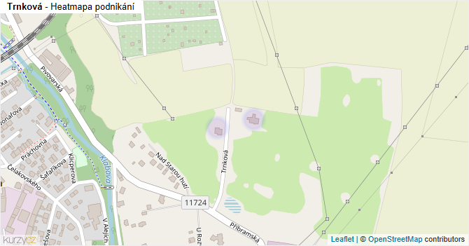 Trnková - mapa podnikání