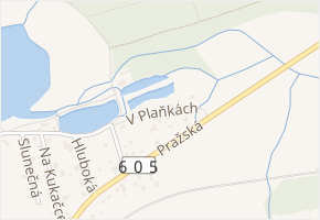V Plaňkách v obci Rokycany - mapa ulice