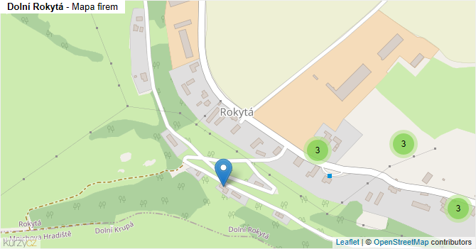 Dolní Rokytá - mapa firem