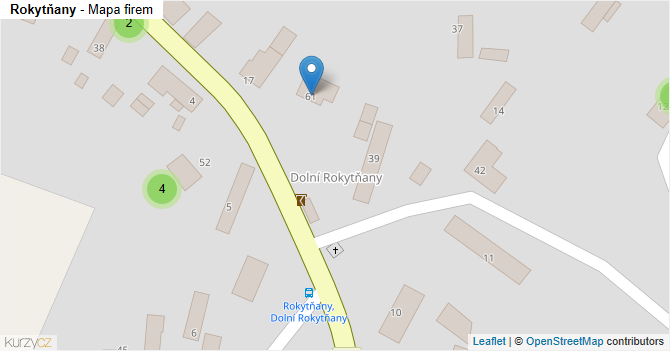 Rokytňany - mapa firem