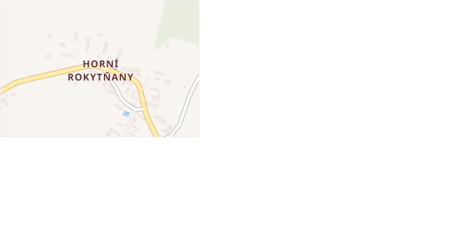 Horní Rokytňany v obci Rokytňany - mapa části obce