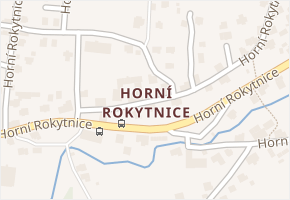 Horní Rokytnice v obci Rokytnice nad Jizerou - mapa části obce