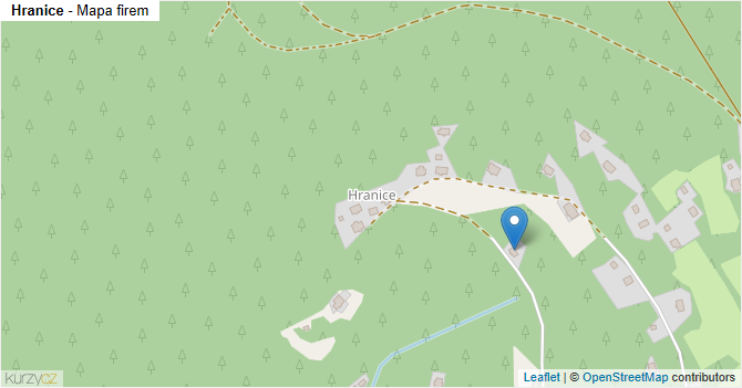 Hranice - mapa firem