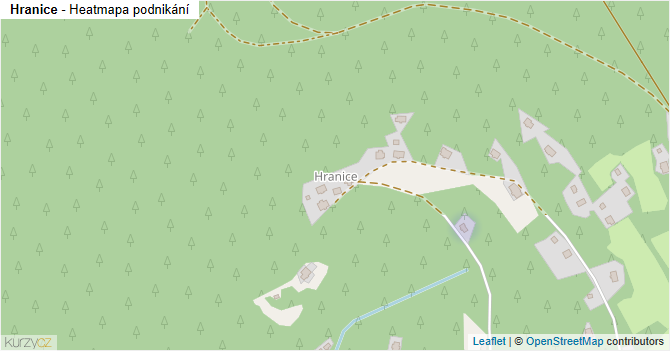 Hranice - mapa podnikání