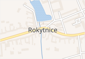 Rokytnice v obci Rokytnice - mapa části obce