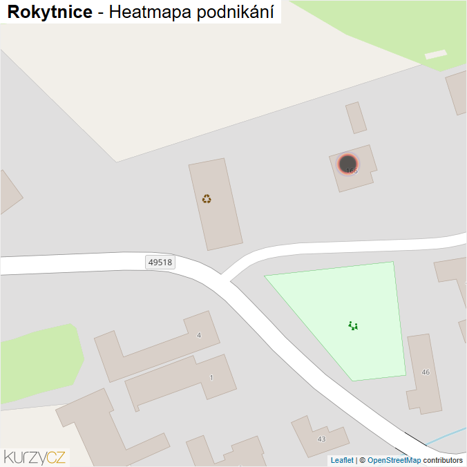 Mapa Rokytnice - Firmy v obci.