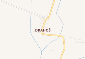 Drahoš v obci Rokytno - mapa části obce