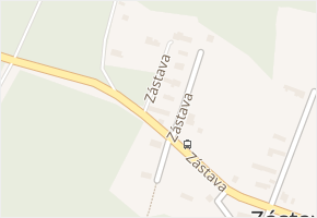Zástava v obci Rokytno - mapa ulice