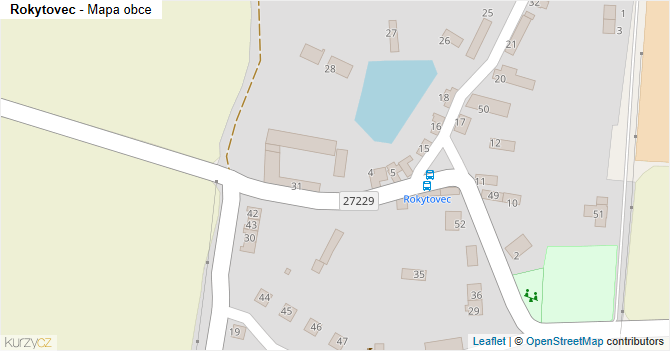 Rokytovec - mapa obce