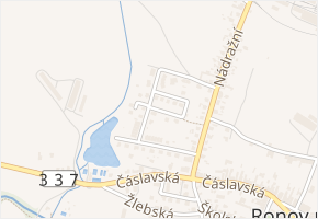 Jindřicha Pruchy v obci Ronov nad Doubravou - mapa ulice