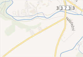 Nad splavem v obci Ronov nad Doubravou - mapa ulice