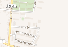 Karla IV. v obci Rosice - mapa ulice