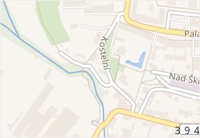 Kostelní v obci Rosice - mapa ulice