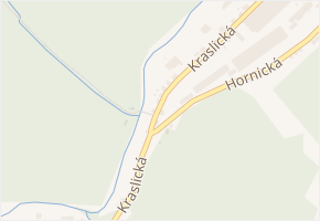 Kraslická v obci Rotava - mapa ulice