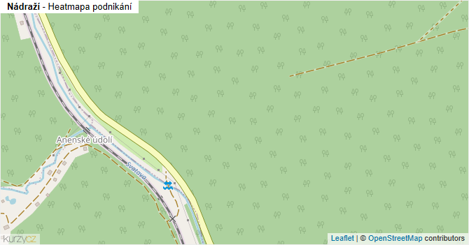 Nádraží - mapa podnikání
