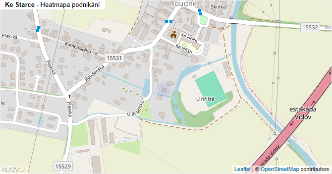 Ke Starce - mapa podnikání