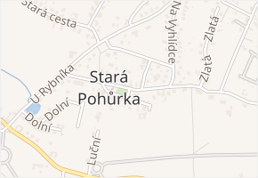U Kapličky v obci Roudné - mapa ulice