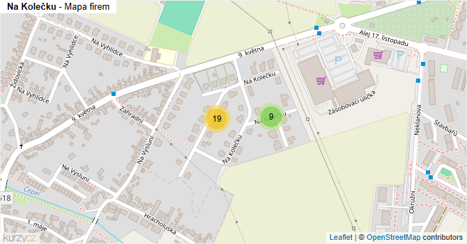Na Kolečku - mapa firem