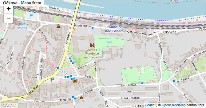 Očkova - mapa firem