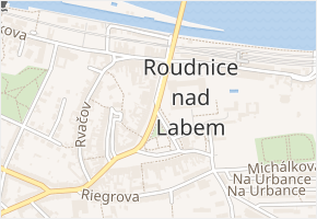 Rybářská v obci Roudnice nad Labem - mapa ulice