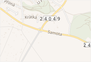 Samota v obci Roudnice nad Labem - mapa ulice