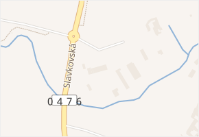 Slavkovská v obci Rousínov - mapa ulice