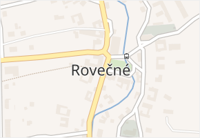 Rovečné v obci Rovečné - mapa části obce