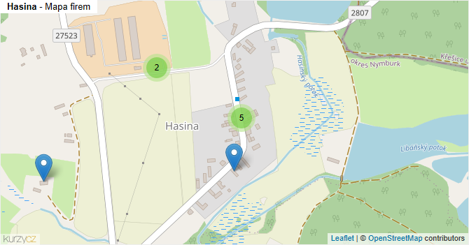 Hasina - mapa firem