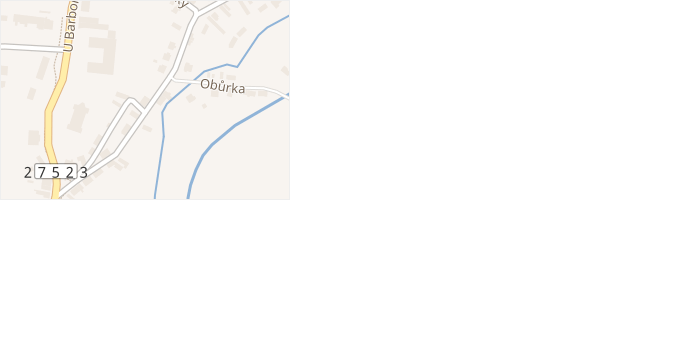 Lindnerova v obci Rožďalovice - mapa ulice