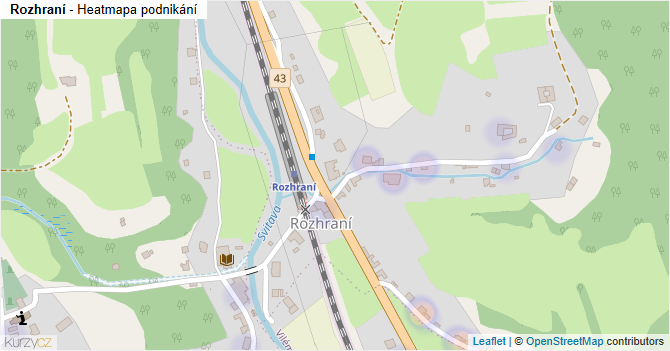 Rozhraní - mapa podnikání