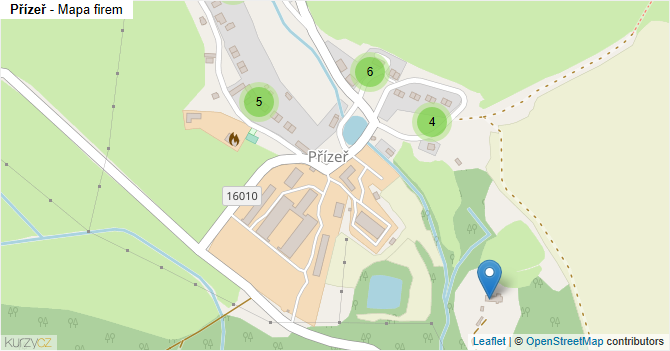 Přízeř - mapa firem