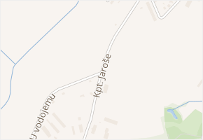 Kpt. Jaroše v obci Rožmitál pod Třemšínem - mapa ulice