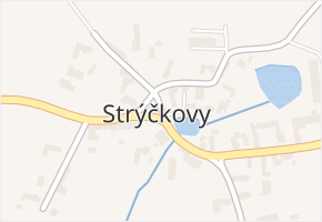 Strýčkovy v obci Rožmitál pod Třemšínem - mapa části obce