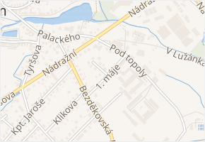 Zahradní v obci Rožmitál pod Třemšínem - mapa ulice