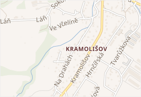 Na Drahách v obci Rožnov pod Radhoštěm - mapa ulice