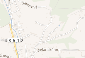 Na Pařeničkách v obci Rožnov pod Radhoštěm - mapa ulice