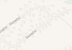 Sluneční v obci Rožnov pod Radhoštěm - mapa ulice