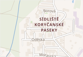 Valašská v obci Rožnov pod Radhoštěm - mapa ulice