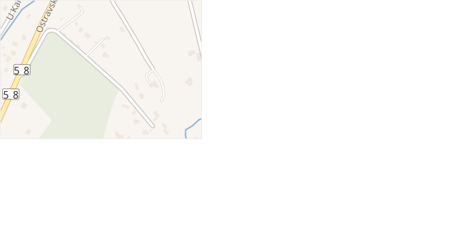 Žerotínská v obci Rožnov pod Radhoštěm - mapa ulice