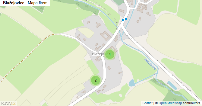 Blažejovice - mapa firem